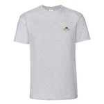 Fruit of the Loom Rundhalsshirt Ringspun Premium T-Shirt Grau/Hellgrau Fruit of the Loom Rundhalsshirt Ringspun Premium T-Shirt Grau/Hellgrau