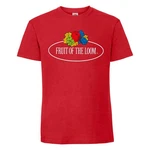 Fruit of the Loom Rundhalsshirt Ringspun Premium T-Shirt Dunkelrot/Rot/Blau/Lila Fruit of the Loom Rundhalsshirt Ringspun Premium T-Shirt Dunkelrot/Rot/Blau/Lila