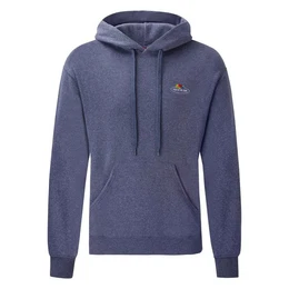 Kapuzensweatshirt Kapuzen-Sweat mit kleinem Vintage-Logo