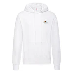 Fruit of the Loom Kapuzensweatshirt mit Vintage-Logo Weiß/Creme/Rot
