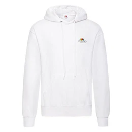 Kapuzensweatshirt Kapuzen-Sweat mit kleinem Vintage-Logo