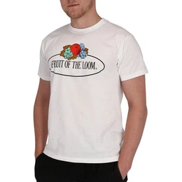 Rundhalsshirt T-Shirt mit Vintage Logo