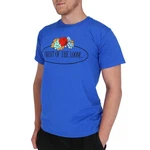 Fruit of the Loom T-Shirt mit Vintage Logo Dunkelblau/Blau/Hellblau/Rot
