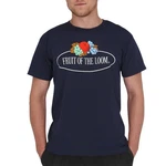 Fruit of the Loom T-Shirt mit Vintage Logo Dunkelblau