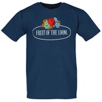 Fruit of the Loom T-Shirt mit Vintage Logo Dunkelblau