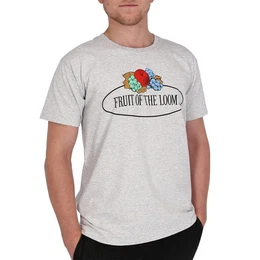 Rundhalsshirt T-Shirt mit Vintage Logo