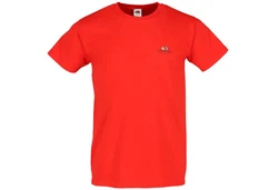 Fruit of the Loom Rundhalsshirt Valueweight T mit Vintage-Logo Rot