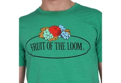Fruit of the Loom Rundhalsshirt Iconic 150 Grün/Dunkelgrün/Türkis/Rosa