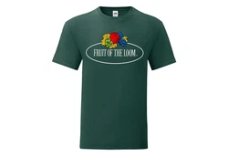 Fruit of the Loom Rundhalsshirt Iconic 150 Dunkelgrün/Grün