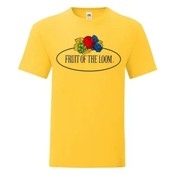 Fruit of the Loom Rundhalsshirt Iconic 150 Gelb/Lila