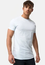 Indicode T-Shirt Kloge Blau/Hellblau/Grau