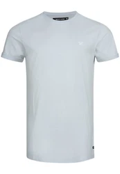 Indicode T-Shirt Kloge Blau/Hellblau/Grau