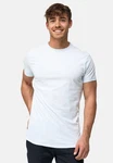 Indicode T-Shirt Kloge Blau/Hellblau/Grau
