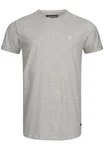 Indicode T-Shirt Kloge Grau