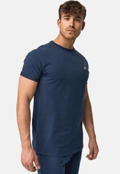 Indicode T-Shirt Kloge Dunkelblau/Blau