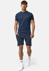 Indicode T-Shirt Kloge Dunkelblau/Blau