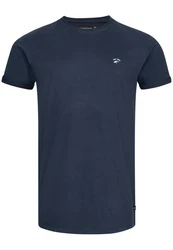 Indicode T-Shirt Kloge Dunkelblau/Blau