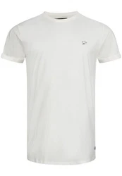 Indicode T-Shirt Kloge Grau/Khaki/Creme/Weiß