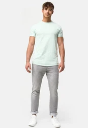 Indicode T-Shirt Kloge Hellgrün/Grün/Hellblau/Türkis