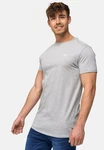 Indicode T-Shirt Kloge Grau/Hellgrau