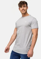 Indicode T-Shirt Kloge Grau/Hellgrau