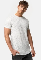 Indicode T-Shirt Kloge Grau/Weiß/Hellgrau