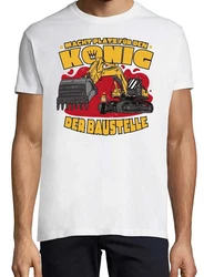Youth Designz T-Shirt Knig Der Baustelle Rot/Silber/Dunkelrot/Weiß