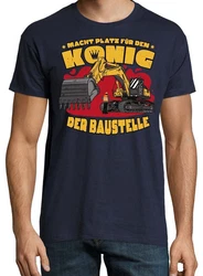 Youth Designz T-Shirt Knig Der Baustelle Blau