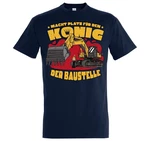Youth Designz T-Shirt Knig Der Baustelle Blau