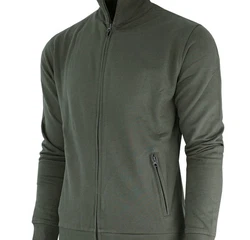 Promodoro Sweatjacke Stand-Up Collar Jacke Dunkelgrün