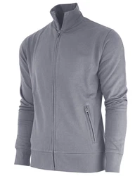 Promodoro Sweatjacke Stand-Up Collar Jacke Grau/Hellgrau/Dunkelgrau