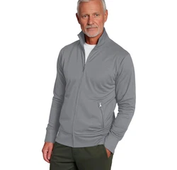 Promodoro Sweatjacke Stand-Up Collar Jacke Grau/Hellgrau/Dunkelgrau