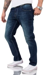 Lorenzo Loren Straight-Jeans Regular Fit (LL-386) Blau (LL-386)