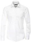 VENTI Smokinghemd Festliches Brutigam Hochzeitshemd Langarm Kentkragen Uni Umschlagmanschette modern fit weiß (HL89)