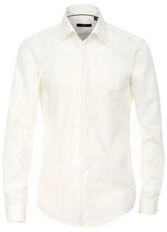 VENTI Smokinghemd Festliches Brutigam Hochzeitshemd Langarm Kentkragen Uni Umschlagmanschette modern fit