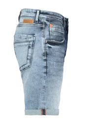 Urban Surface Bermudas Herren Jogging Shorts Freizeit Jeans Hellblau/Blau/Pastell
