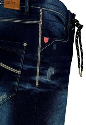 Urban Surface Bermudas Herren Jogging Shorts Freizeit Jeans Dunkelblau/Blau
