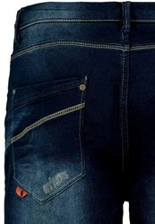 Urban Surface Bermudas Herren Jogging Shorts Freizeit Jeans Dunkelblau/Blau