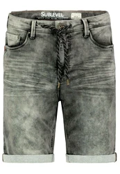 Urban Surface Bermudas Herren Jogging Shorts Freizeit Jeans Hellgrau/Schwarz/Dunkelgrau/Grau