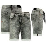 Urban Surface Bermudas Herren Jogging Shorts Freizeit Jeans Hellgrau/Schwarz/Dunkelgrau/Grau