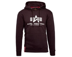 ALPHA INDUSTRIES Sweatshirt burgunder/wei