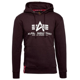ALPHA INDUSTRIES Sweatshirt burgunder/wei