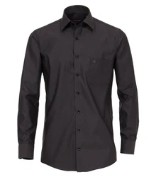 CASAMODA Langarmhemd Comfort Fit Kent NOS silber
