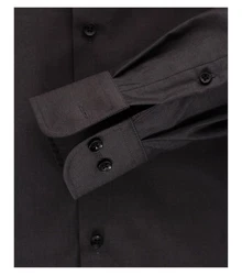 CASAMODA Langarmhemd Comfort Fit Kent NOS silber