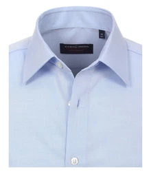 CASAMODA Langarmhemd Comfort Fit Kent NOS Dunkelblau/Hellblau/Blau