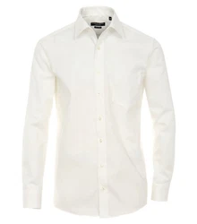 CASAMODA Langarmhemd Comfort Fit Kent NOS Weiß/Creme/Khaki/Beige