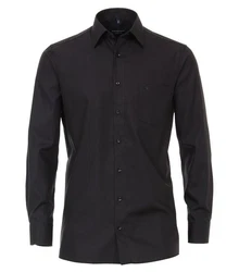 CASAMODA Langarmhemd Comfort Fit Kent NOS Schwarz/Grau/Dunkelblau/Dunkelrot/Braun