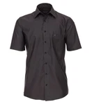 CASAMODA Kurzarmhemd Kent Comfort Fit NOS Grau/Dunkelgrau/Schwarz