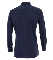 CASAMODA Langarmhemd Modern Fit Dunkelblau/Hellblau