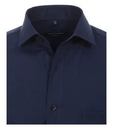 CASAMODA Langarmhemd Modern Fit Dunkelblau/Hellblau